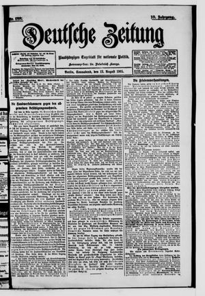 Deutsche Zeitung vom 12.08.1905
