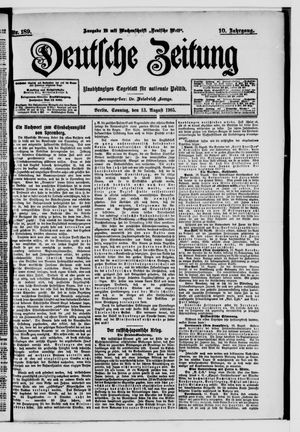 Deutsche Zeitung vom 13.08.1905