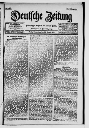 Deutsche Zeitung vom 24.08.1905