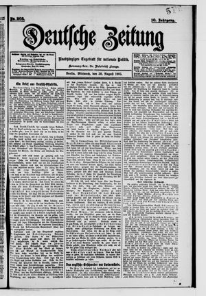 Deutsche Zeitung vom 30.08.1905