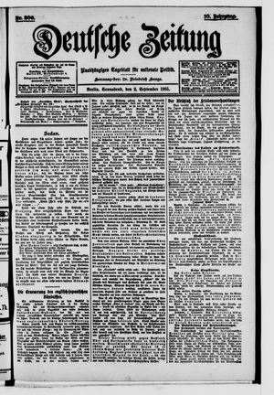 Deutsche Zeitung vom 02.09.1905