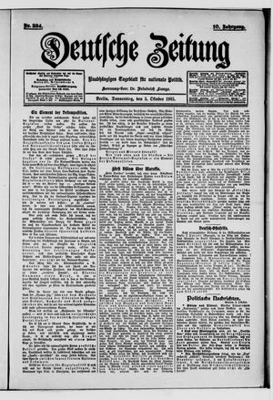 Deutsche Zeitung vom 05.10.1905