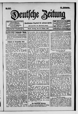 Deutsche Zeitung vom 20.10.1905