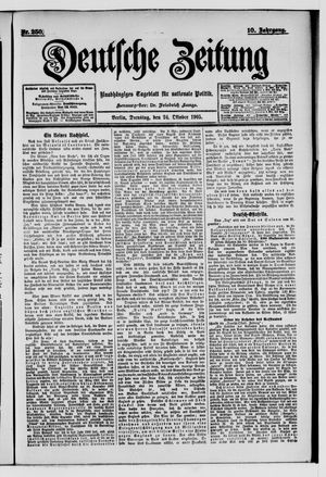 Deutsche Zeitung vom 24.10.1905