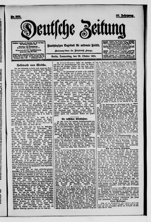 Deutsche Zeitung vom 26.10.1905