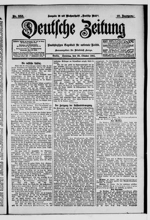 Deutsche Zeitung vom 29.10.1905