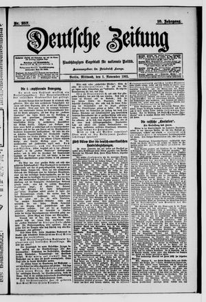Deutsche Zeitung vom 01.11.1905