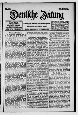 Deutsche Zeitung vom 02.11.1905