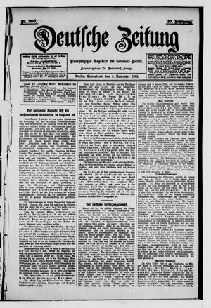 Deutsche Zeitung vom 04.11.1905