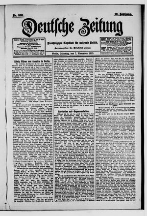 Deutsche Zeitung vom 07.11.1905