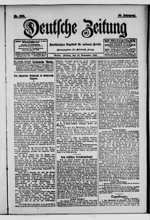 Deutsche Zeitung vom 10.11.1905
