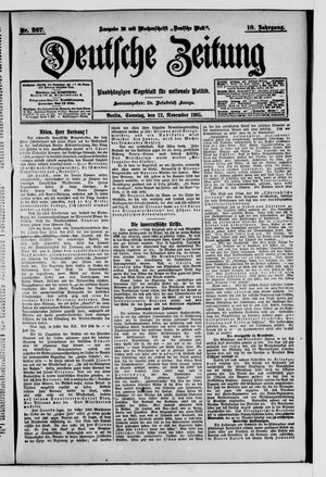 Deutsche Zeitung vom 12.11.1905