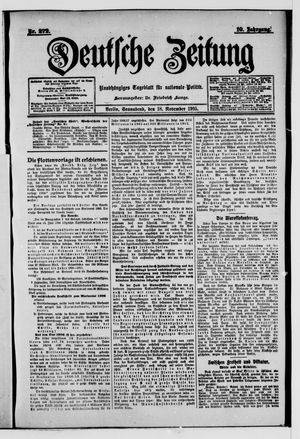 Deutsche Zeitung vom 18.11.1905