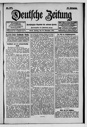 Deutsche Zeitung vom 24.11.1905