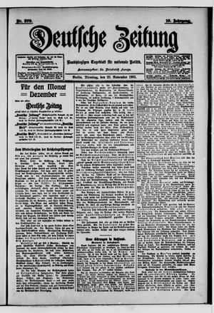 Deutsche Zeitung vom 28.11.1905