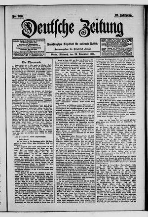 Deutsche Zeitung on Nov 29, 1905