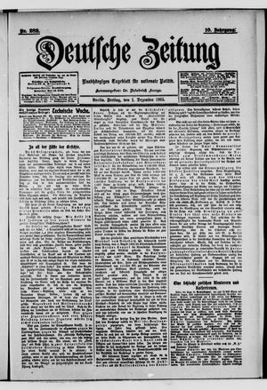 Deutsche Zeitung vom 01.12.1905