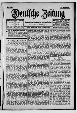 Deutsche Zeitung vom 02.12.1905
