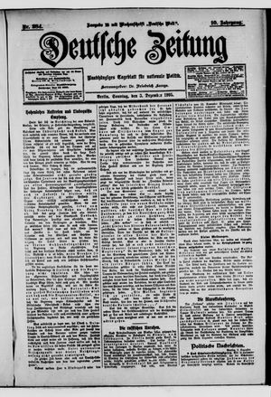 Deutsche Zeitung on Dec 3, 1905