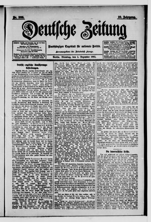 Deutsche Zeitung vom 05.12.1905