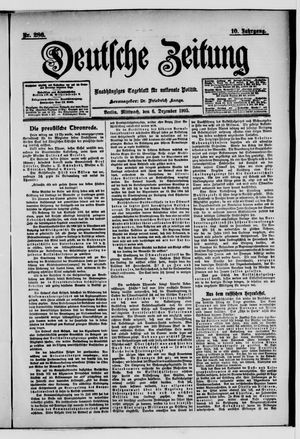 Deutsche Zeitung vom 06.12.1905