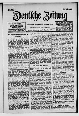 Deutsche Zeitung vom 07.12.1905