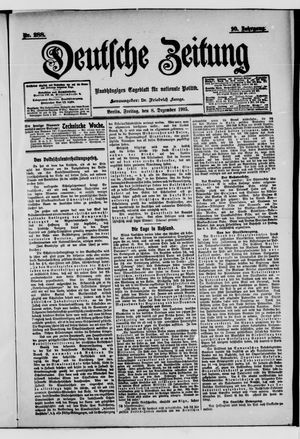 Deutsche Zeitung vom 08.12.1905