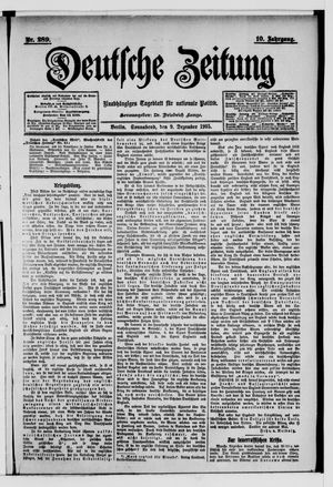 Deutsche Zeitung vom 09.12.1905