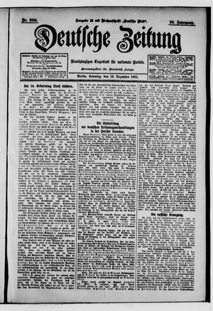 Deutsche Zeitung vom 10.12.1905