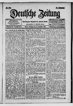 Deutsche Zeitung vom 12.12.1905