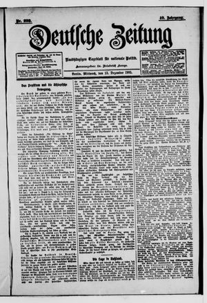 Deutsche Zeitung vom 13.12.1905