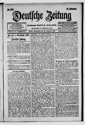 Deutsche Zeitung vom 21.12.1905