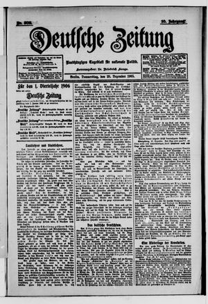 Deutsche Zeitung vom 28.12.1905