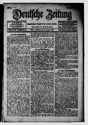 Deutsche Zeitung on Jan 3, 1906