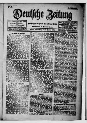 Deutsche Zeitung on Jan 4, 1906
