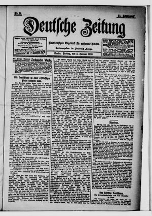 Deutsche Zeitung vom 05.01.1906