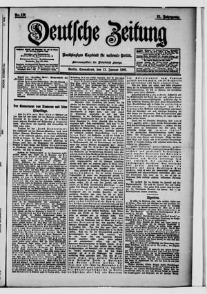Deutsche Zeitung on Jan 13, 1906