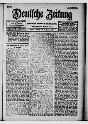 Deutsche Zeitung vom 19.01.1906