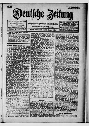 Deutsche Zeitung on Jan 20, 1906
