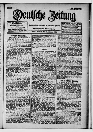 Deutsche Zeitung vom 24.01.1906