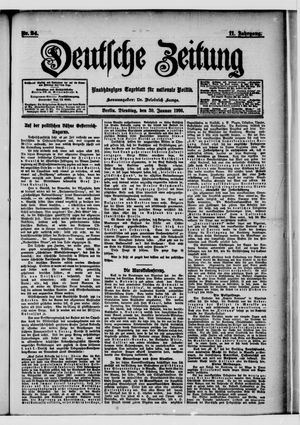 Deutsche Zeitung on Jan 30, 1906
