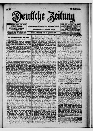 Deutsche Zeitung vom 31.01.1906