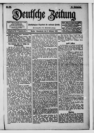 Deutsche Zeitung vom 03.02.1906