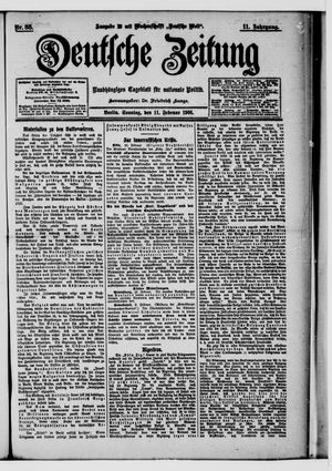 Deutsche Zeitung vom 11.02.1906