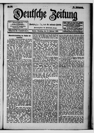 Deutsche Zeitung vom 13.02.1906