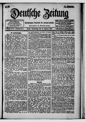 Deutsche Zeitung vom 15.02.1906
