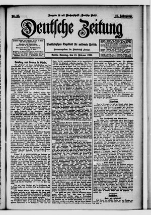 Deutsche Zeitung vom 18.02.1906