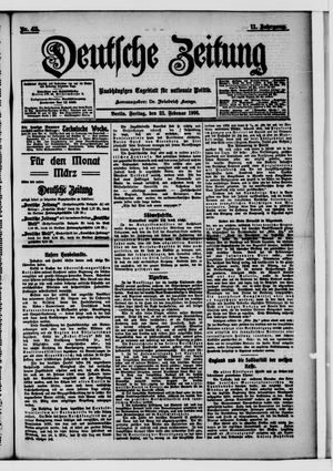Deutsche Zeitung on Feb 23, 1906