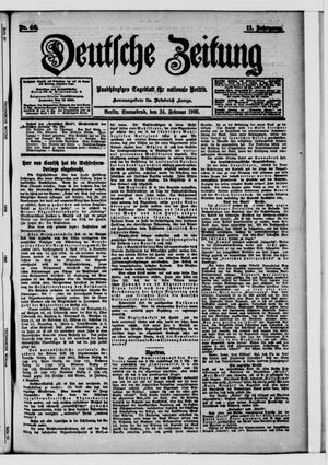 Deutsche Zeitung on Feb 24, 1906