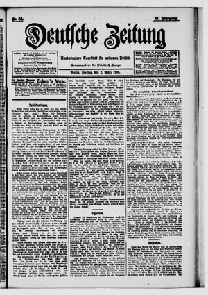 Deutsche Zeitung vom 02.03.1906